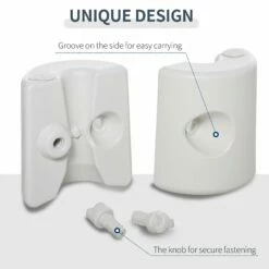 4 Piece Plastic Tent Leg Base Weights - White -OUTSUNNY Shop 1624275343 47723700 1396b373 e25c 4267 aa70 15cf626ebe09