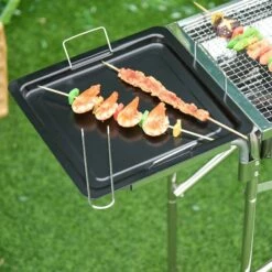 Outsunny Large Stainless Steel Charcoal BBQ Grill - Silver 13 Outsunny Large Stainless Steel Charcoal BBQ Grill - Silver -OUTSUNNY Shop 1624275532 36279000 2cdbcb96 d24a 4e7b 969e 25c4f82230bc