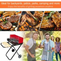 Outsunny Outdoor Foldable Charcoal BBQ Grill With Wheels - Red / Black 18 Outsunny Outdoor Foldable Charcoal BBQ Grill With Wheels - Red / Black -OUTSUNNY Shop 1624275758 77467700 402a8dac 6be9 45d6 8829 23298d6ca0dc