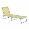 Outsunny Portable Adjustable Lounger,Oxford Cloth-Beige -OUTSUNNY Shop 1645297215 64727600