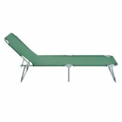 Outsunny Portable Adjustable Lounger,Oxford Cloth-Green -OUTSUNNY Shop 1645297829 96926100