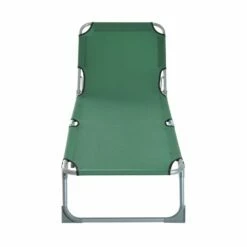 Outsunny Portable Adjustable Lounger,Oxford Cloth-Green -OUTSUNNY Shop 1645297832 63409800