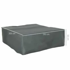 Outsunny Outdoor & Garden Furniture Rectangular Dining Set Cover Water UV Resistant Protection Oxford Fabric - Grey -OUTSUNNY Shop 1645423834 45154800