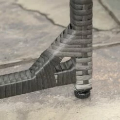 Outsunny 8-Seater Rattan Furniture Set Wicker Weave Patio Dining Table Seat - Grey -OUTSUNNY Shop 1645424913 22980200