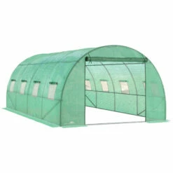 Outsunny Greenhouse Tunnel 6 X 3 M - Green 23 Outsunny Greenhouse Tunnel 6 X 3 M - Green -OUTSUNNY Shop 1RJdaa17f0653fc54 jpg