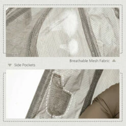 Outsunny Hanging Egg Chair Khaki -OUTSUNNY Shop 2KN7561801c81fd3d jpg