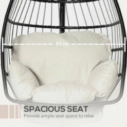 Outsunny Rattan Hanging Egg Chair Black -OUTSUNNY Shop 2Py88c1801c81fd76 jpg