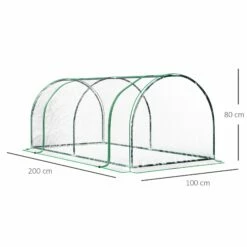 Outsunny Tunnel Greenhouse Green Grow House 200 X 100 X 80cm -OUTSUNNY Shop 2uwa1217edc607cf0 a48bcfea 5e04 4182 8aa2 09f0dd72304f