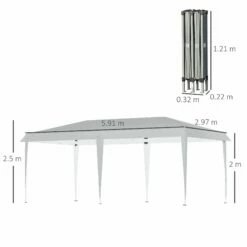 Outsunny Foldable Gazebo -OUTSUNNY Shop 3 2 8c857b4a 6159 4a50 b5fc 065149853aa0