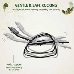 Outsunny Rocking Chair - Light Grey -OUTSUNNY Shop 3Ai756188d8788b14 jpg