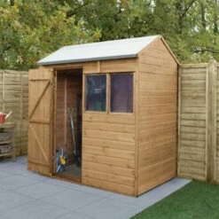 Forest Garden Shiplap Dip Treated 6x4 Reverse Apex Shed 18 Forest Garden Shiplap Dip Treated 6x4 Reverse Apex Shed -OUTSUNNY Shop 3 bb4b3b73 d456 43a9 8268 242b79f2bac5