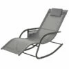 Outsunny Lounger Rocking Chair - Grey -OUTSUNNY Shop 3tMdaa18746d3c5e8 jpg