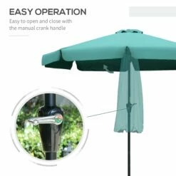 Outsunny Patio Umbrella Green -OUTSUNNY Shop 4 2 e7994edb d7ac 4c75 9cc3 e5246d3196ee