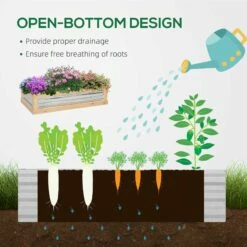 Outsunny Raised Garden Bed Kit -OUTSUNNY Shop 4 2 fc54c5a4 f924 4491 9d89 378091b30420