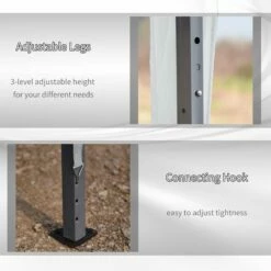 Outsunny Foldable Gazebo -OUTSUNNY Shop 4 4 b8bda6f1 5df8 462d 8327 3d326ee742ff