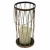 Silver & Stone Outdoor Solar Candle Lantern With Warm White LEDs -OUTSUNNY Shop 4504962