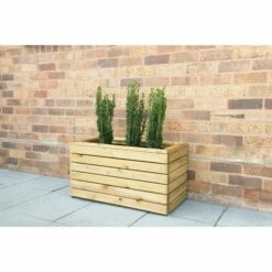 Forest Garden Linear Planter - Double 44cm(h) X 80cm(w) X 40cm(d)