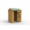 Forest Garden Shiplap Dip Treated 6x4 Reverse Apex Shed - No Window -OUTSUNNY Shop 4937791 1