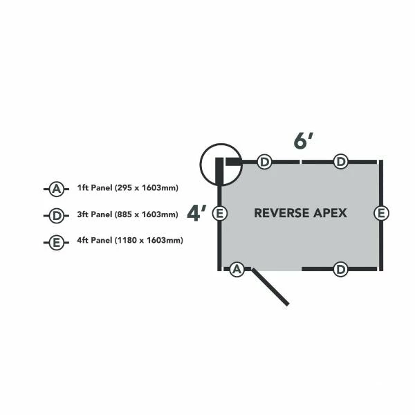 Forest Garden Shiplap Dip Treated 6x4 Reverse Apex Shed - No Window 10 Forest Garden Shiplap Dip Treated 6x4 Reverse Apex Shed - No Window - Image 8