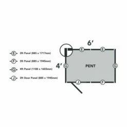 Forest Garden Shiplap Treated 6x4 Pent Shed - No Window -OUTSUNNY Shop 4937807 4