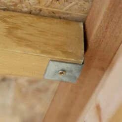 Forest Garden Shiplap Treated 6x4 Pent Shed - No Window -OUTSUNNY Shop 4937807 8