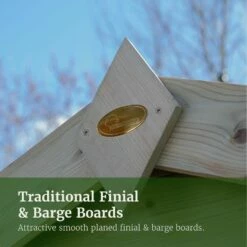 Forest Garden Timberdale 6 X 4 Apex Shed -OUTSUNNY Shop 4937838 9