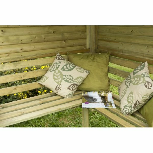 Forest Garden Venetian Corner Arbour 8 Forest Garden Venetian Corner Arbour - Image 6