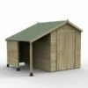 Forest Garden Timberdale 6 X 8 Double Door Apex Shed -OUTSUNNY Shop 4937876 2