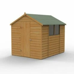 Forest Garden Shiplap Dip Treated 8x6 Apex Shed -OUTSUNNY Shop 4937890 3