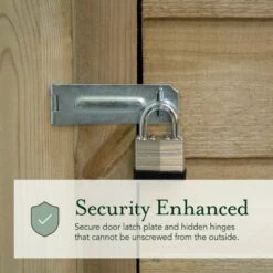 Forest Garden Overlap Pressure Treated 5x7 Apex Shed With Lean To -OUTSUNNY Shop 4937920 5