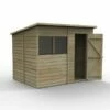 Forest Garden Overlap Pressure Treated 8x6 Pent Shed 2 Forest Garden Overlap Pressure Treated 8x6 Pent Shed -OUTSUNNY Shop 4937982 2