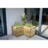 Forest Garden Linear Corner Planter 80cm -OUTSUNNY Shop 4938040 1