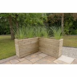 Forest Garden Linear Corner Planter 1.6m -OUTSUNNY Shop 4938064 1