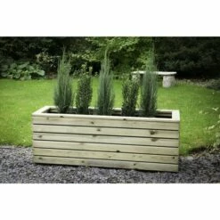 Forest Garden Linear Planter - Long 44cm(h) X 120cm(w) X 40cm(d) -OUTSUNNY Shop 4938095 2