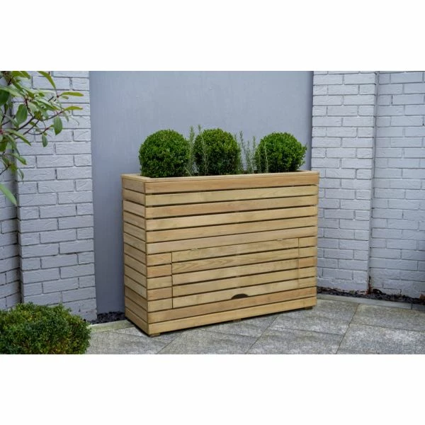 Forest Garden Linear Planter - Tall With Storage 91cm(h) X 120cm(w) X 40cm(d) 4 Forest Garden Linear Planter - Tall With Storage 91cm(h) X 120cm(w) X 40cm(d) - Image 2