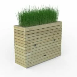 Forest Garden Linear Planter - Tall With Storage 91cm(h) X 120cm(w) X 40cm(d) 11 Forest Garden Linear Planter - Tall With Storage 91cm(h) X 120cm(w) X 40cm(d) -OUTSUNNY Shop 4938101 2