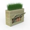 Forest Garden Linear Planter - Tall With Storage 91cm(h) X 120cm(w) X 40cm(d) -OUTSUNNY Shop 4938101 3