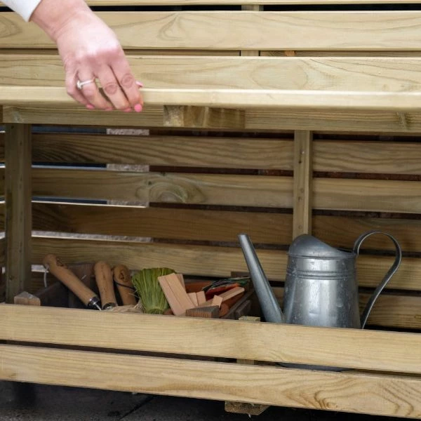 Forest Garden Linear Planter - Tall With Storage 91cm(h) X 120cm(w) X 40cm(d) 7 Forest Garden Linear Planter - Tall With Storage 91cm(h) X 120cm(w) X 40cm(d) - Image 5