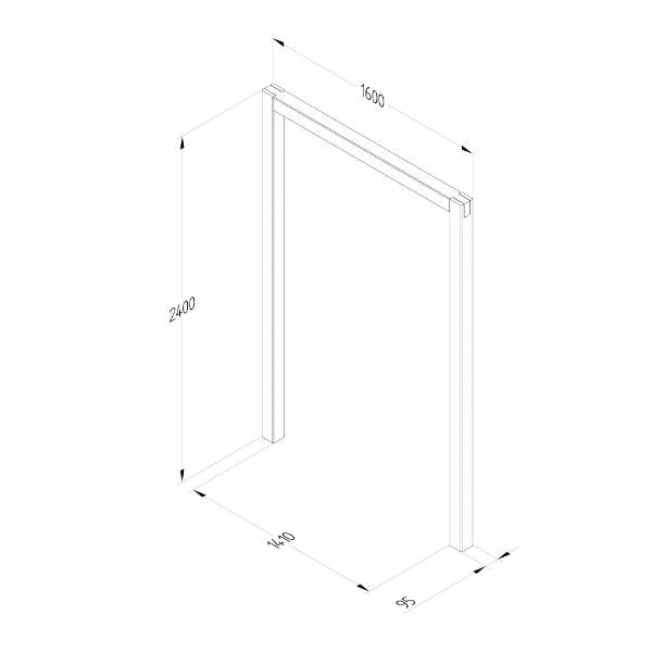 Forest Garden Sleeper Arch Set Of 3 6 Forest Garden Sleeper Arch Set Of 3 - Image 4