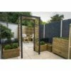 Forest Garden Slatted Arch -OUTSUNNY Shop 4938248 1