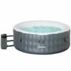 Outsunny Round Hot Tub 4 Person, Light Grey 2 Outsunny Round Hot Tub 4 Person, Light Grey -OUTSUNNY Shop 4944775