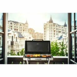 Kalorik Standing Electric BBQ Grill - Silver & Black -OUTSUNNY Shop 4997382 Kalorik Standing Electric BBQ Grill Silver Black 10
