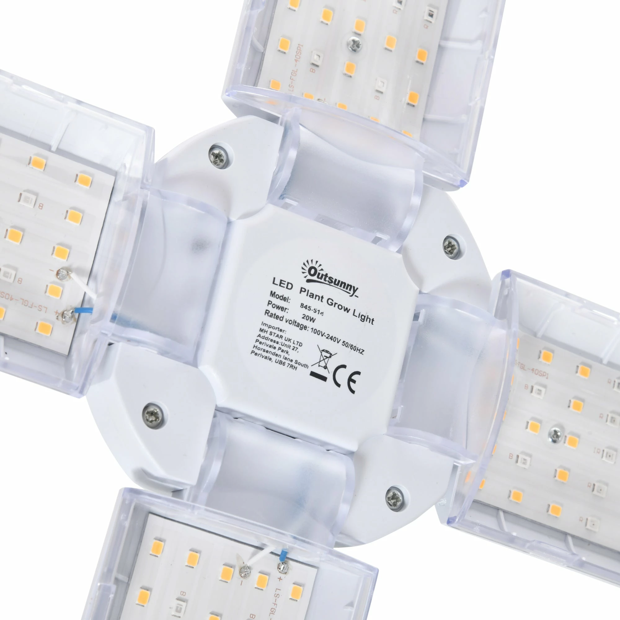 Outsunny Plant Grow Light 11 Outsunny Plant Grow Light - Image 9