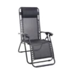 Silver & Stone Bali Valencia Reclining Sun Lounger - Black -OUTSUNNY Shop 569506 8