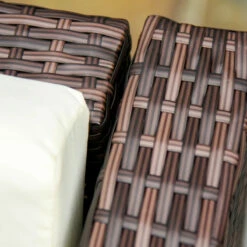 Outsunny Rattan Sofa Set With Chez Lounge And Coffee Table - Brown -OUTSUNNY Shop 56Lf151863a7161b8 jpg