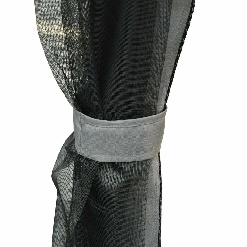 Outsunny Gazebo Swing Seat - Grey 11 Outsunny Gazebo Swing Seat - Grey - Image 9