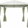 Silver & Stone Outdoor Premium Gazebo - Vienna 3m X 3m - Cream -OUTSUNNY Shop 61Kh43jFaWS. AC SL1500