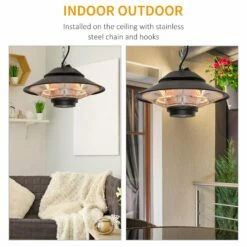 Outsunny 1500W Electric Patio Heater Hanging Heater -OUTSUNNY Shop 6Ff75617edc655417 a2007c08 5a4a 45ee 8fbc d8d4fc3c2336
