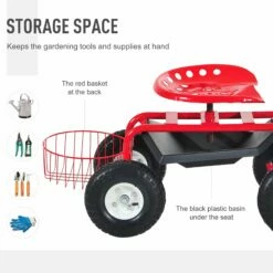Outsunny Gardening Planting Rolling Cart Red -OUTSUNNY Shop 6hC88c17ee2cefb48 a5b8dc5c 172a 4aa3 9565 6ecf86e86109