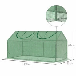 Outsunny Mini Greenhouse 119 X 60 X 60 Cm - Green 15 Outsunny Mini Greenhouse 119 X 60 X 60 Cm - Green -OUTSUNNY Shop 6lSa1217e7a564862 jpg